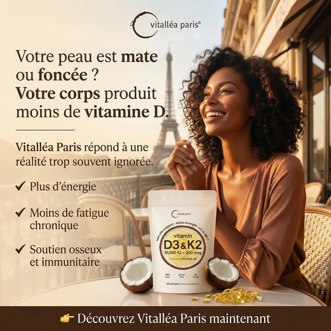Renforcement immunitaire vitamine D3 : 7 bienfaits essentiels à connaître - Vittaléa Paris