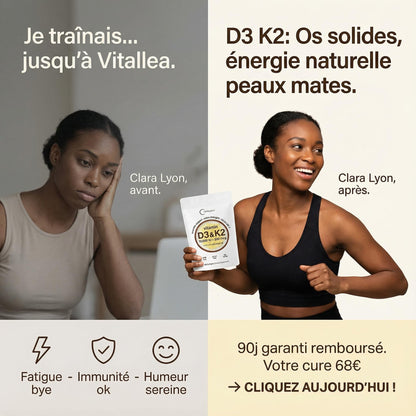Vitalléa Paris – Vitamine D3 + K2 MK-7