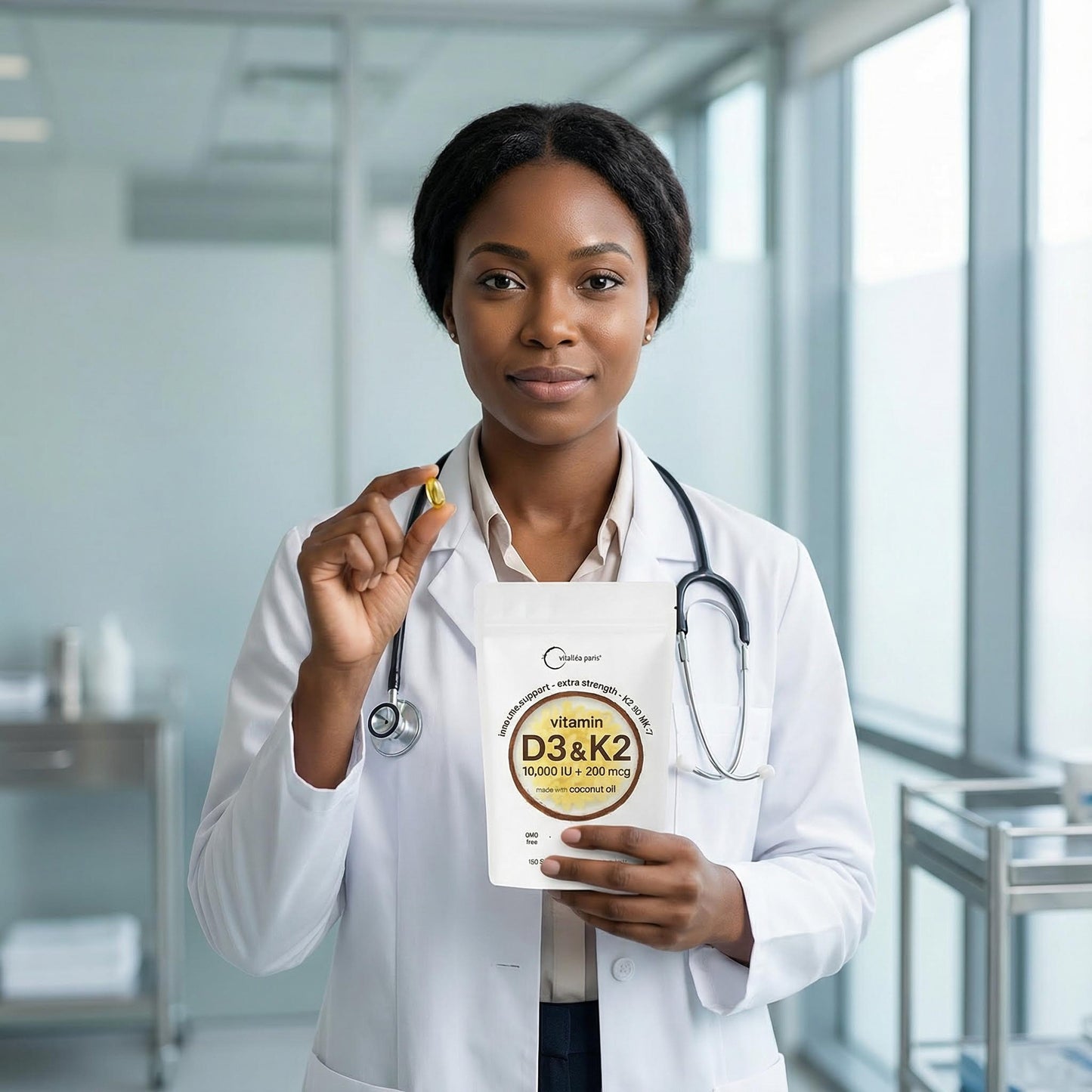 Vitalléa Paris – Vitamine D3 + K2 MK-7