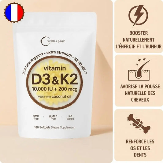 Vitalléa Paris Vitamine D3+K2 (MK-7)